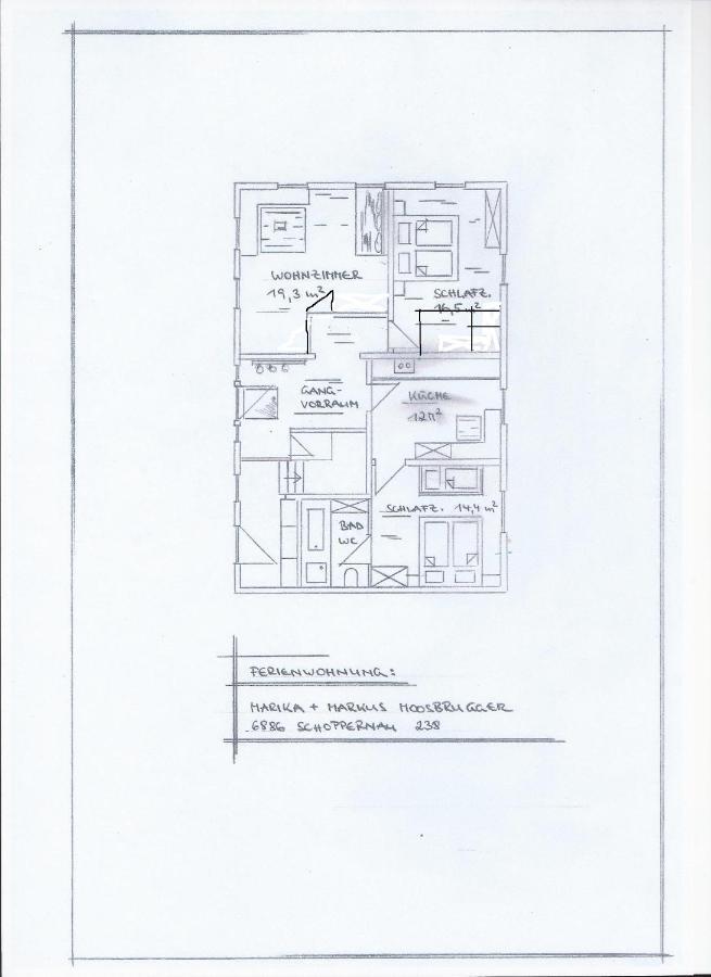 Urlaub Bei Moses Apartment Schoppernau Exterior photo